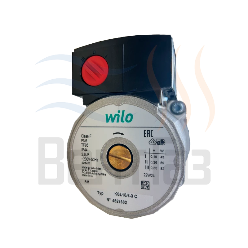 Двигатель цирк. насоса WILO KSL 15/6-3C для котлов Viessmann Vitopend  (7856965) 7876468.W