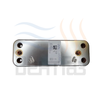 Теплообменник пластинчатый (вторичный)  10 пластин для котлов BAXI Duo-Tec  (JJJ005686660) 5686660