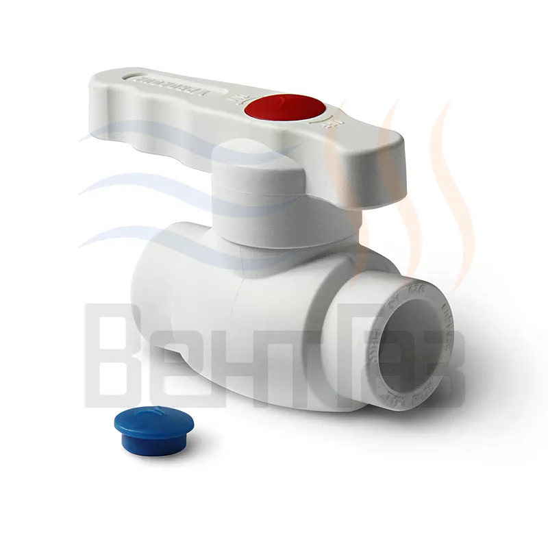 Кран шаровой (стандартный проход) PRO AQUA STANDARD полипропилен 20mm x 20mm ручка