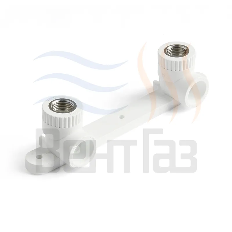 Водорозетка (угольник с креплением комбинированный) PRO AQUA полипропилен внутр-внутр 20mm x 1/2"