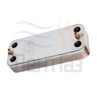 Теплообменник пластинчатый (вторичный)  12 пластин для котлов BaltGaz Turbo   17B1901230