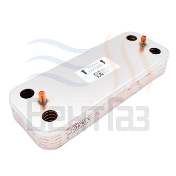 Теплообменник пластинчатый (вторичный)  12 пластин для котлов Protherm Jaguar/Lynx   0020119605