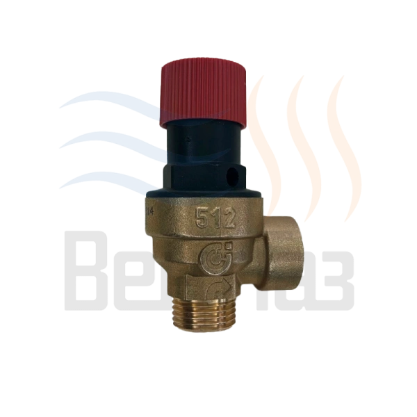 Предохранительный клапан 6 бар бойлера для котлов BAXI Slim  (JJJ003603920) 3603920