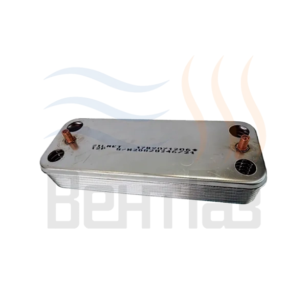 Теплообменник пластинчатый (вторичный)  12 пластин для котлов Protherm Jaguar/Lynx   17B2071206