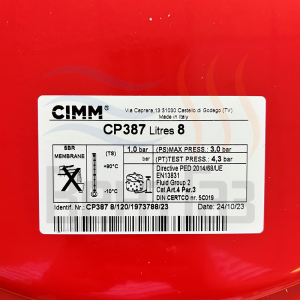 Расширительный бак  8 л для котлов BAXI Eco/Luna  (JJJ005625570) 5625570