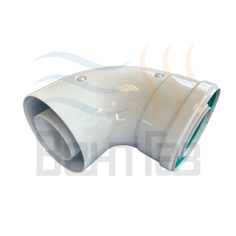 Угол коаксиальный Termica 90˚ Ø60/100 папа-мама  для котлов