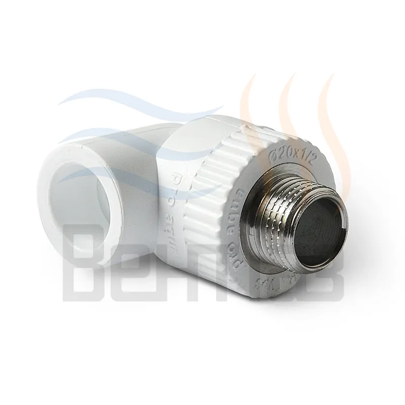 Угольник (комбинированный) PRO AQUA полипропилен нар.р. 20mm x 1/2"