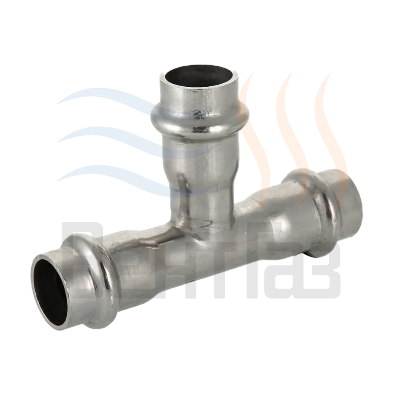 Пресс тройник   VALTEC нерж.сталь 22mm x 22mm x 22mm