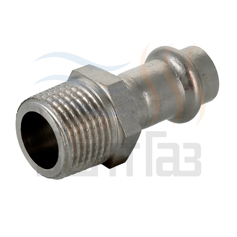 Пресс-фитинг (соединитель) VALTEC нерж.сталь нар.р. 22mm x 3/4"