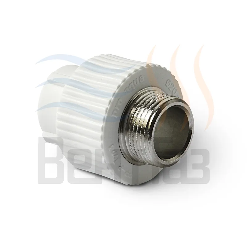 Муфта комбинированная PRO AQUA полипропилен нар.р. 20mm x 1/2"