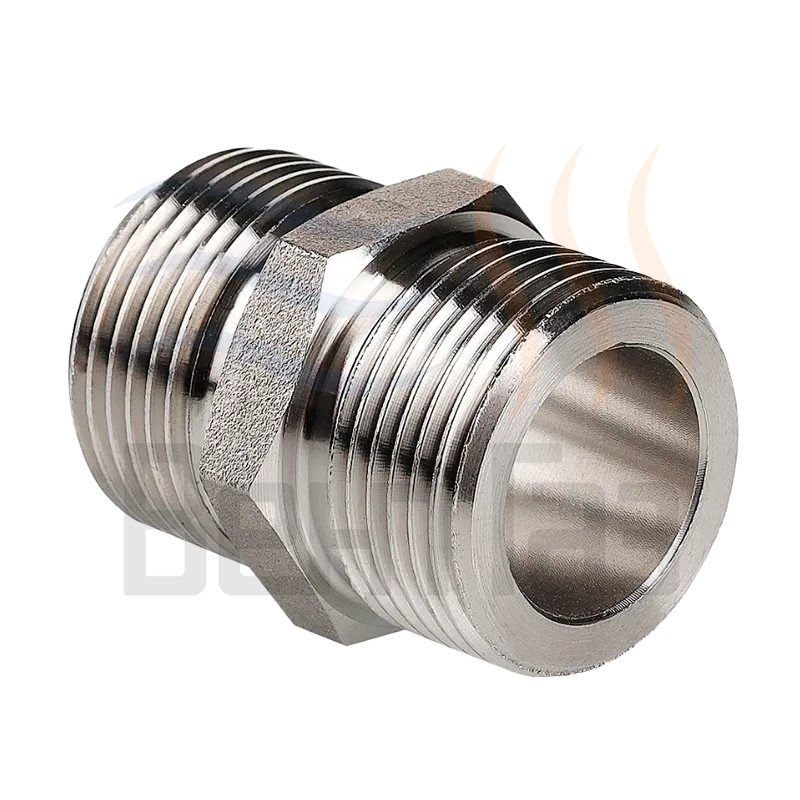 Ниппель резьбовой  VALTEC нерж.сталь нар-нар 1" х 1"