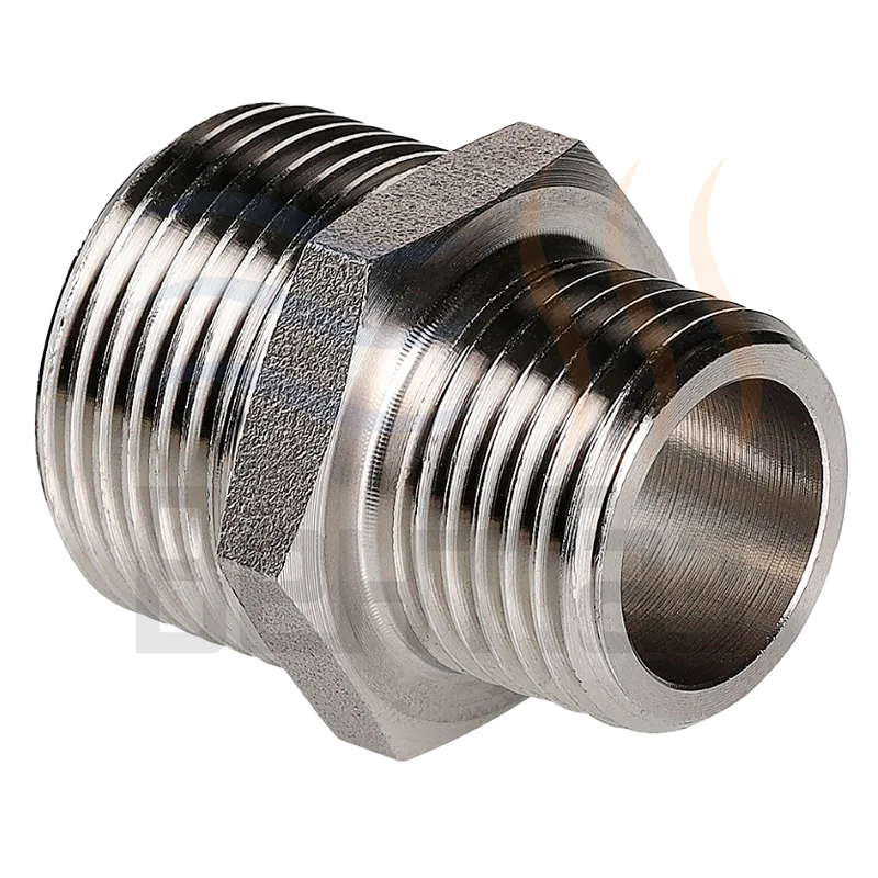 Ниппель резьбовой переходной VALTEC нерж.сталь нар-нар 3/4" х 1/2"