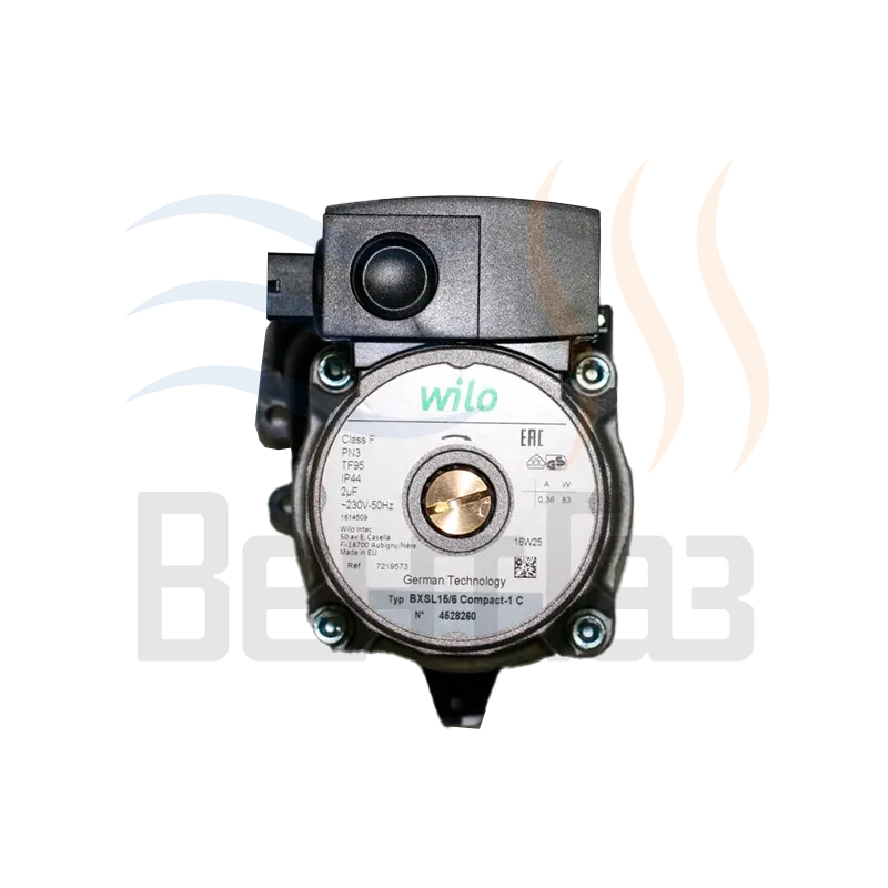 Циркуляционный насос Wilo BXSL 15/6 Compact-1c для котлов BAXI Fourtech/Main   721957300
